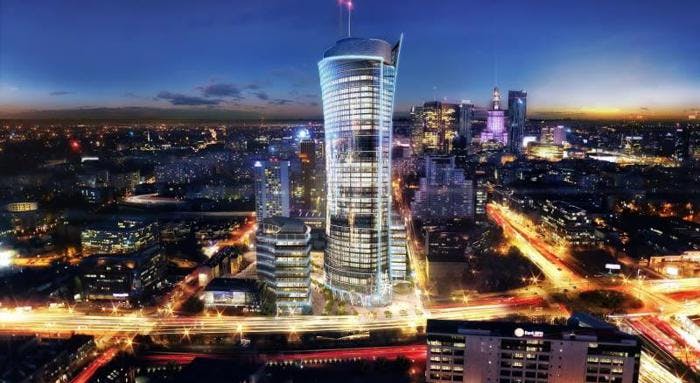 Offices for rent in Warsaw Spire C