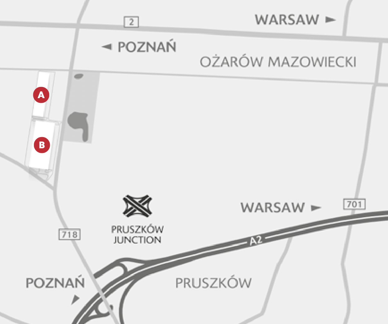 Warehouses for rent in Warehouses SEGRO Logistics Park Warsaw Pruszków. Siteplan.