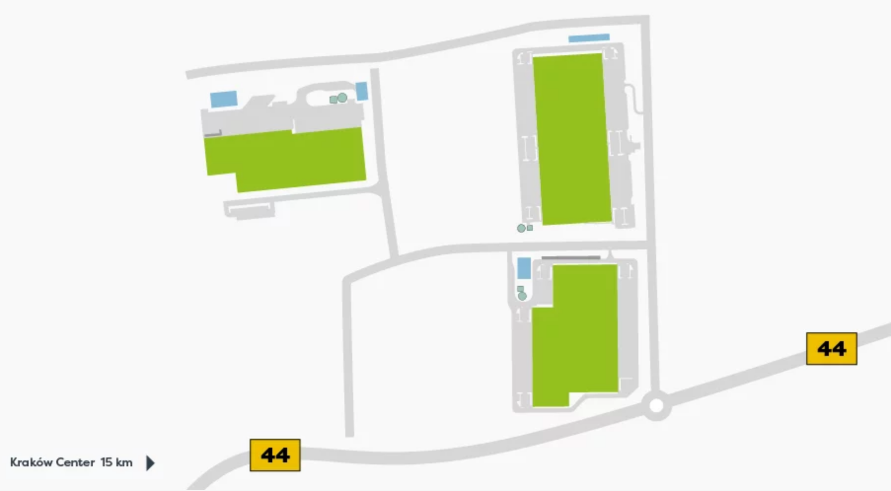 Warehouses for rent in Warehouses MDC2 PARK KRAKÓW SOUTH. Siteplan.